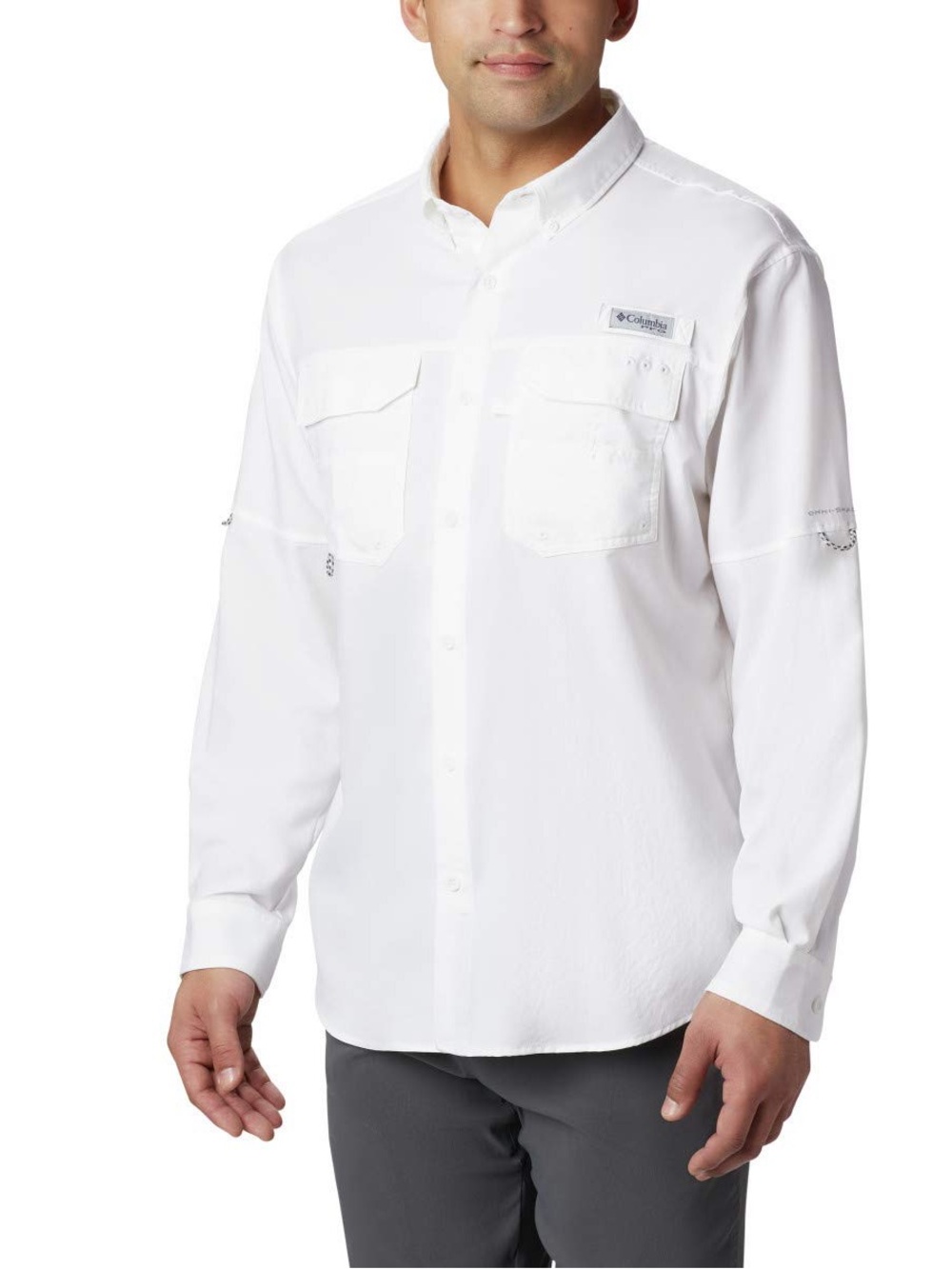 Columbia PFG Blood and Guts III Long Sleeve Shirt, Stain & Water Resistant-L
